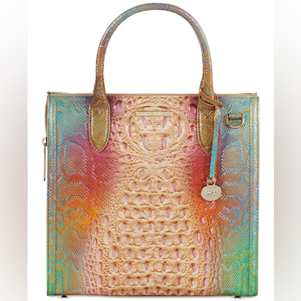 NWT Brahmin Caroline Delight All Over Snake purse